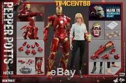 Hot Toys MMS311 Iron Man 3 Pepper Potts Mark 9 IX Set Special Edition Exclusive