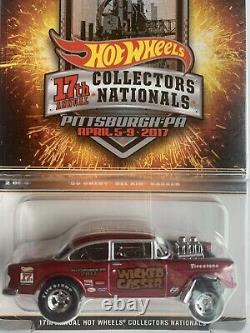 Hot Wheels 17th Collectors Nationals Wicked Gasser 55 Chevy Bel Air 1166/2800