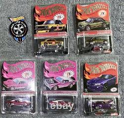 Hot Wheels Lot of 5 RLC Premium Cars Factory Sealed with Protector Packs