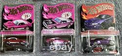 Hot Wheels Lot of 5 RLC Premium Cars Factory Sealed with Protector Packs