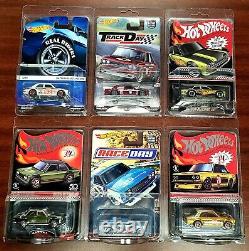 Hot Wheels RLC Exclusive'71 Datsun 510 Race Day/Membership/Track Day (Lot of 6)