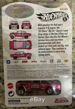 Hot Wheels RLC Exclusive Candy Striper'55 Chevy Bel Air Gasser Low Numbed #231
