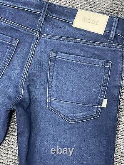 Hugo Boss Men's Charleston Extra Slim Fit Knit Denim Jeans In Blue 50473437