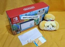 INSURED Animal Crossing Switch Console Limited Edition System Nintendo BONUS New