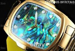 Invicta Men's 47mm SPECIAL EDITION GRAND LUPAH Abalone Dial Gold Tone SS Watch