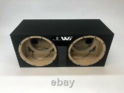 JL Audio 12W6v3 dual sealed sub box SPECIAL EDITION 2021 model black plexi logo