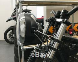 LED Motorbike 7 Headlight Black 12V Retro Cafe Racer & Streetfighter Project