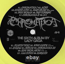 Lady Gaga Chromatica LP Yellow Coloured Deluxe Vinyl Book New Sealed RSD2021