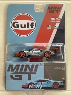 MINI GT CHASE GULF Ford GT GTLM MiJo USA EXCLUSIVE 164 scale RAW
