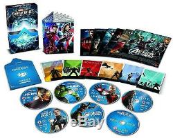Marvel Cinematic Universe Phase 1 2 3 One Two Three Collector's Blu Ray NEW