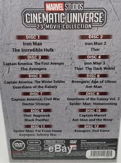 Marvel Studios Cinematic Universe 23-movie Collection DVD Avengers New Sealed