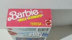 Mattel Barbie & The All-Stars Teresa Tennis Doll New In Box NIB 9353 (C) 1989