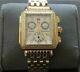 Michele Signature Special Edition Chronograph Gold DECO MOP Diamond Dial Watch