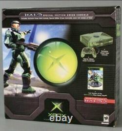 Microsoft XBox Special Edition Halo Original Green Console NIB