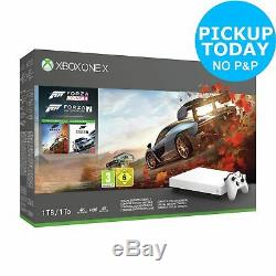 Microsoft Xbox One X White Console 1TB & Forza Special Edition Bundle White