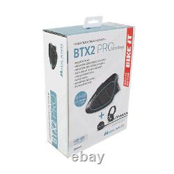 Midland Btx2 Pro Motorcycle Bluetooth Intercom Hi-fi Special Edition Twin Pack