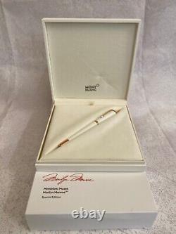 Montblanc Muses Marilyn Monroe Special Edition Pearl Rollerball Pen NEW