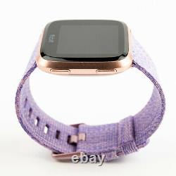 NEW Fitbit Versa Special Edition Lavender With Extra Classic Purple Band New
