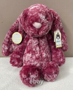 NEW Jellycat Special Edition Blackberry Bashful Bunny Rabbit Soft Toy Plush BNWT