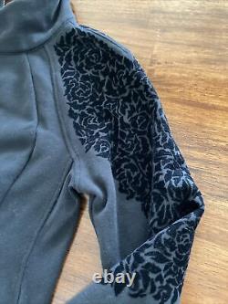 NEW LULULEMON Scuba Pullover Half Zip Floral Flock Special Edition 6 Black NWOT
