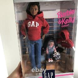 NEW NIB Vintage 1997 Gap Barbie Kelly Special Edition African American Doll Set