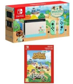 NEW Nintendo Switch Animal Crossing New Horizon Special Edition Console and GAME