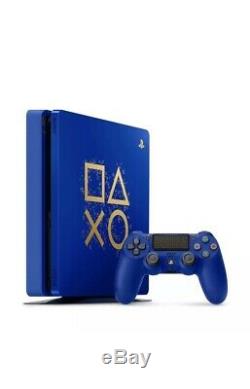 NEW PS4 Slim 1TB Limited Edition Console Days of Play with extra controller
