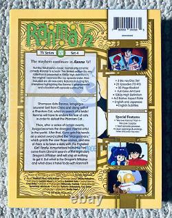 NEW- Ranma 1/2 Set 4 (3 Blu-ray Disc Booklet Special LIMITED Edition) RARE Anime