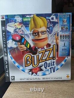 NEW SEALED Buzz Quiz TV Special Edition Wireless Buzzers PS3 Family Party Game