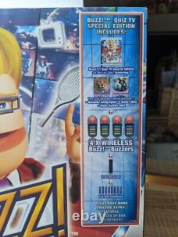 NEW SEALED Buzz Quiz TV Special Edition Wireless Buzzers PS3 Family Party Game