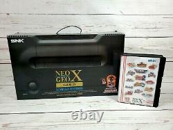 Neo Geo X -Gold Limited Edition + Handheld + Arcade Stick Mega Pak MINT