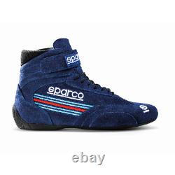 New! 2022 Sparco TOP Race Boots Martini Racing Special Edition Blue Sizes 37-48