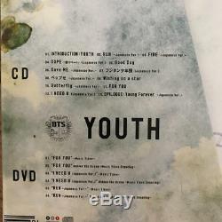 New BTS Bangtan Boys YOUTH First Limited Edition CD DVD Booklet Japan PCCA-4434