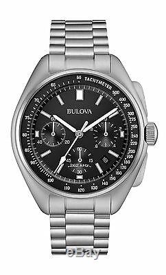 New Bulova 96B258 Special Edition Moon Apollo 15 262Khz Frequency Men's Watch