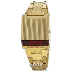 New Bulova Special Edition Archive Digital Computron Gold Men's Watch 97C110