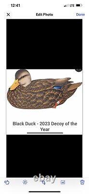 New Ducks Unlimited Black Duck Special Edition 2023 Decoy Of The Year! Nib