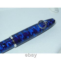 New Montblanc Muses Elizabeth Taylor Special Edition Fountain Pen M 125501 Blue