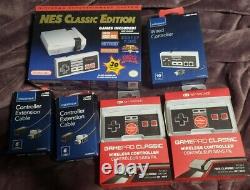 New NES Classic Edition With Extra Controllers And Extension Cables