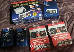 New NES Classic Edition With Extra Controllers And Extension Cables
