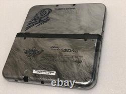 New Nintendo 3DS LL XL With AC adapter Monster Hunter 4G Limited Edition Special