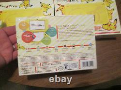 New Nintendo 3DS XL POKEMON Pikachu Yellow Edition US CONSOLE WORKS with AMIIBO