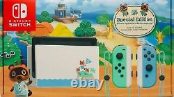 New Nintendo Switch Animal Crossing New Horizons Special Edition Console