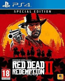 New Rare Red Dead Redemption 2 Special Edition Sony Ps4 Ps5 Playstation 4 Game