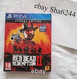 New Rare Red Dead Redemption 2 Special Edition Sony Ps4 Ps5 Playstation 4 Game