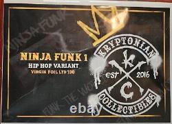 Ninja Funk #1 Hip Hop Foil Variant. 3X signed JPG Alex Steve Ltd 100 withCOA