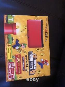 Nintendo 3DS XL New Super Mario Bros 2 Special Edition Red / Black (New)