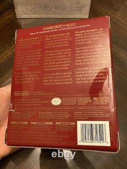 Nintendo Game Boy Micro Special 20th Anniversary Edition Brand New Sealed GBM