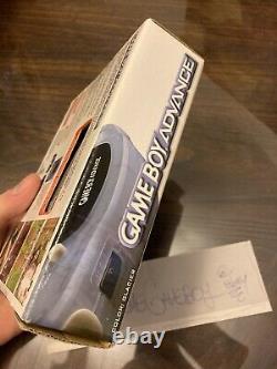 Nintendo Gameboy Advance AGB-001 Glacier GBA Game Boy FACTORY SEALED AUTHENTIC