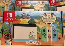 Nintendo Switch Animal Crossing New Horizon Special Edition Console IN HAND
