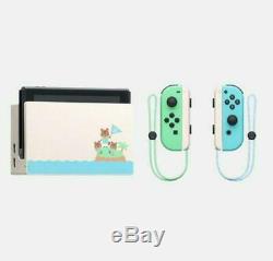 Nintendo Switch Animal Crossing Special Edition Only Joy-Con and Dock JAPAN